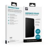 20 x New Boxed Defence Folio Leather Feel Black Folio Cases For Apple iPhone