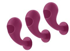 myyour – Crazy Head PURPLE COAT HANGER PACK OF 3 STORAGE KEYHOLDER CLOTHES PEG. RRP £150