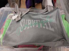Grey and Lime Green Pineapple Bag