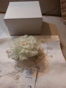 Richard Designs Floral Headpiece MBF1065 Thistle Green
