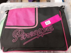 Pink and Black Pineapple Bag