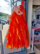 Orange Prom Dress In Size Medium