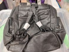 Black Pineapple Bag With Pockets