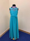 Alexia Childs Dress Age 8. Style 0051 In Tiffany Blue