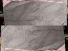 Pink and Grey Shoe Bag