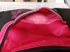 Black and Pink Holdall