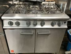 Falcoln Dominator 6 Burner Gas Cooker