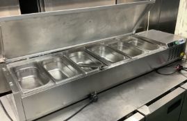 Prodis Table Top Salad Bar/Toppings Fridge