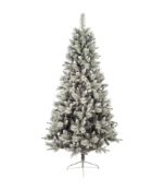 6ft Deluxe Silver Tipped Fir Christmas Tree