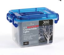 300 LED Ice White Connectable Lights