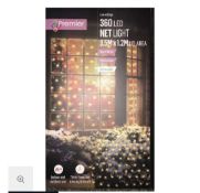 360 LED Warm White Net Lights