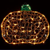 45cm 2D Soft Acrylic Pumpkin With 40 Warm White LED Lights