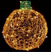 45cm 3D Soft Acrylic Pumpkin With 80 Warm White LED Lights