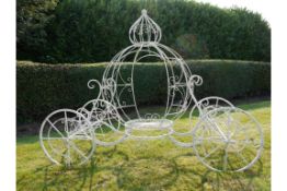 White Cinderella Carriage
