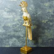 Large Perching Parrot Ornament