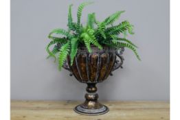 Metal Urn Planter