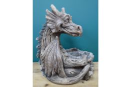 Sitting Dragon Planter