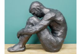 Large Sitting Man Sculpture