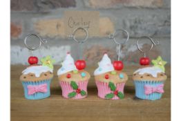 Set of 8 Cup Cake Name Card Holders