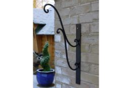 Black Hanging Basket Bracket