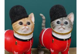 Grey Cat Guard Ornament