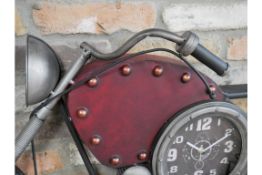 Large Motorbike Clock