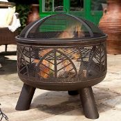 La Hacienda Alexis Steel Firepit RRP 144.00