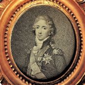 Antique Luigi Schiavonetti Engraved Portrait Louis Antoine Last Dauphin of France