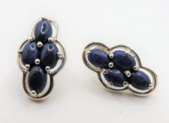 Sterling Silver Lapis Lazuli Earrings with Gift Pouch