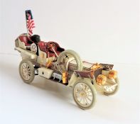Franklin Mint 1907 Thomas Flyer New York Paris Diecast Model Car 1:24 Scale in Display Case