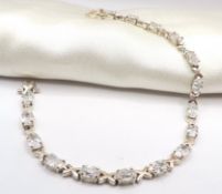 Sterling Silver Gemstone Bracelet New With Gift Box