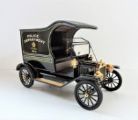 Franklin Mint Model T Police Truck Paddy Wagon Diecast Model 1:16 Scale