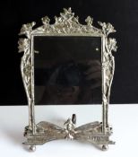 Antique Art Nouveau Silver Plated Photo Frame c. 1890's