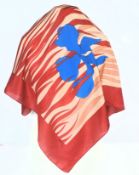 Vintage Gres Paris Signed Silk Scarf 87cm Square c. 1980's