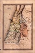 Judea According to Apocryphal Books Antique Biblical William IV Map.