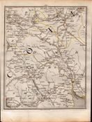 Dumfries & Galloway John Carys Antique George III 1749 Map.