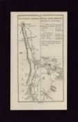 Fermoy to Lismore Cloyne to Castle Martyr Mounted Antique 1777 George III Map.