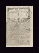 Kings Lyn To Harwich Docks Britannia Depicta 1730 Antique Mounted Map.