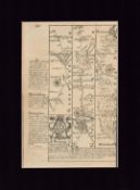 The Deanery Of Gloucester Antique George II 1730 Mounted Map.