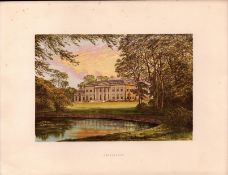 Broadlands Romsey Hampshire Gilt-Edge Coloured Antique Book Plate.