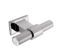 Brand New Boxed House Beautiful Hexagonal Bar Handle - Polished Chrome x 15 RRP £10 each **No Vat...