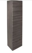 Brand New Boxed Bathstore Vermont Right Hand Wall Mounted Tall Unit - Grey Avola RRP £350 **No Va...