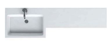 Brand New Boxed Bathstore MyPlan 1500mm Worktop with Left Hand Integrated Basin RRP £210 **No Vat...