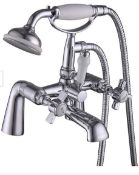 Brand New Boxed Bathstore Bensham 1895 Bath Shower Mixer - Chrome RRP £165 **No VAT**