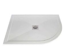 Brand New Boxed Bathstore Everstone Offset Quadrant Right Hand Shower Tray 1100 x 800mm RRP £195