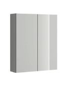 Brand New Boxed House Beautiful ele-ment(s) 600mm 2 Door Mirrored Bathroom Unit RRP £240 **No Vat...