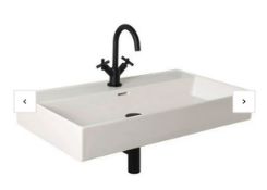Brand New Boxed Bathstore Noir Veneto 800mm Basin RRP £220 **No Vat**