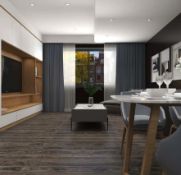 Brand New Boxed Rigid Core Luxury Vinyl Flooring Classic Walnut Plank 5 packs 10.85sqm RRP £325