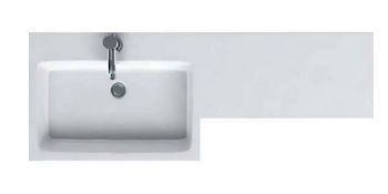 Brand New Boxed Bathstore MyPlan 1200mm Worktop with Left Hand Integrated Basin RRP £190 **No Vat...