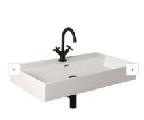 Brand New Boxed Bathstore Noir Veneto 800mm Basin RRP £220 **No Vat**